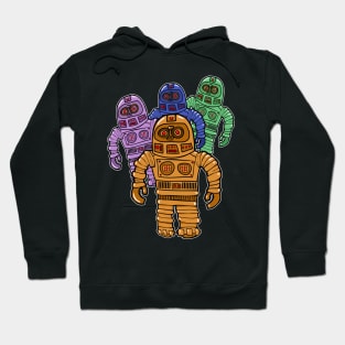 Four Robots Hoodie